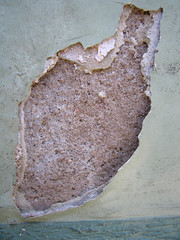 Damaged wall