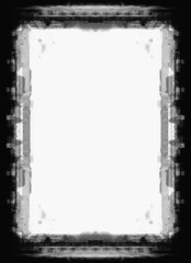 Grunge retro style frame for your projects