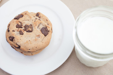 Cookie and Jar of Milk