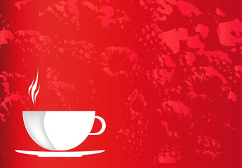 Fruit fresh raspberries tea.Abstract background.Vector