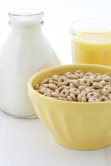 Delicious and healthy honey nuts cereal
