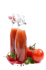 Ketchup et sauce chili