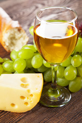 Wine and grapes