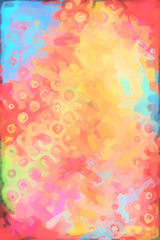abstract watercolor paper of color splashes