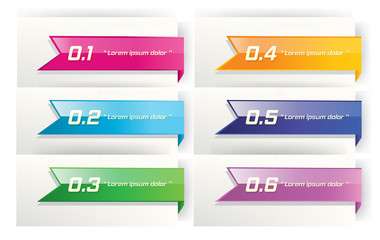 colorful ribbon promotional products design