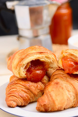 cornetti alla confettura di albicocche - apricot jam croissants