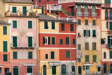 case colorate a Portofino in Genova in Liguria