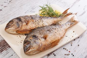 Delicious seafood background.