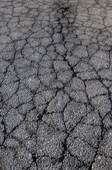 Cracks in pavement handicapped parking failing infrastructure