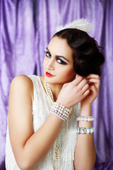 retro flapper style