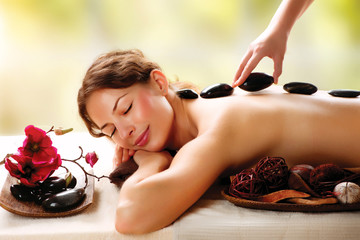 Spa Salon. Stone Massage. Dayspa