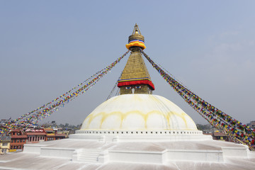 Bodhnath stupa in Kathmandu, Nepal
