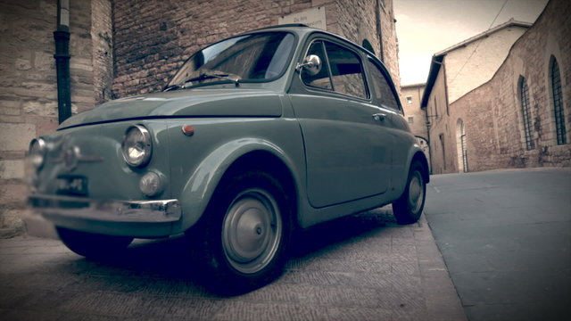 Vintage car, a symbol of italy