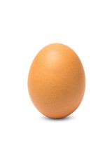 Egg isolated on white background
