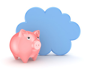 Cloud computing concept.