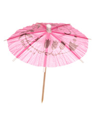 pink cocktail umbrella