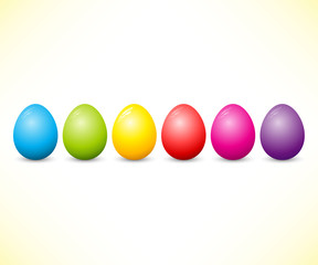 Collection of color easter eggs