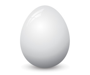 White easter egg