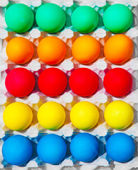 Colorful Easter eggs