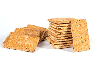 cookies on a white background