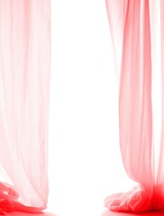 red curtain (white background with shadows)