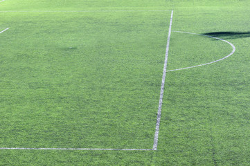 Stadium of a synthetic football field, area