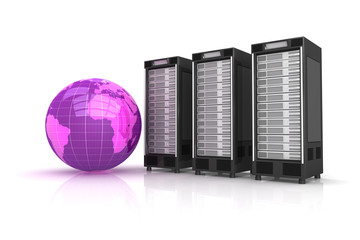 3 Webserver mit lilanem Globus