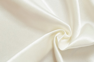 White satin drapery