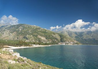 Fototapeta premium albania ionian coast