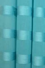 Rideau turquoise