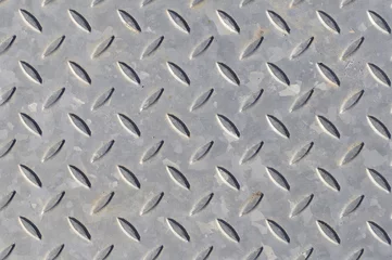 Poster de jardin Métal Background texture zinc pattern lines metallic horizontal