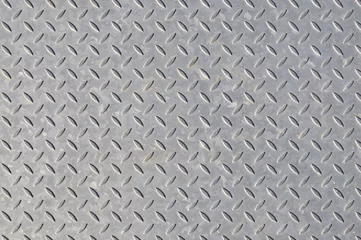 Foto auf Acrylglas Metall Hintergrundtextur Zinkmuster Zickzacklinien metallisch horizontal