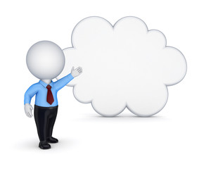 Cloud computing concept.