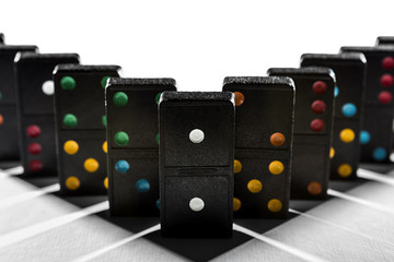 Domino shadow geometry