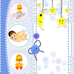 Baby shower invitation card