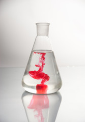 Chemistry recipients with ink