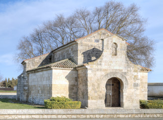 Fototapeta na wymiar Wizygotów Kościół w prowincji Palencia