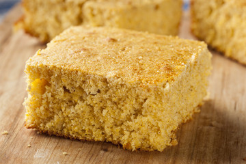 Golden Organic Homemade Cornbread