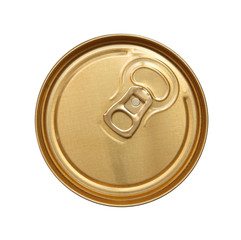 The closed can of beer.