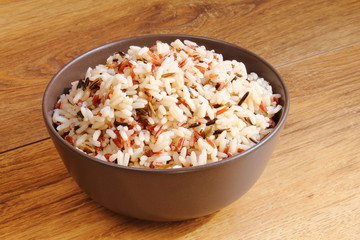 Mezcla de tres arroces