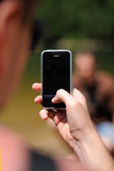 Mobile phone in hand