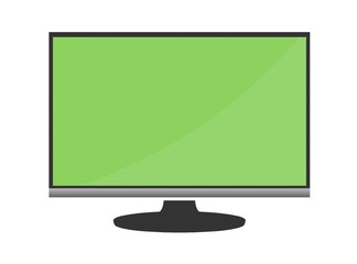 Ecran de télévision vert