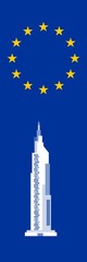 Obraz premium Gratte-ciel européen