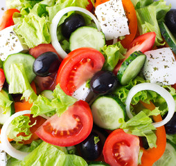 Fresh vegetable salad