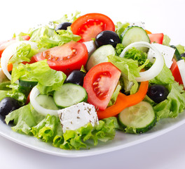 Fresh vegetable salad