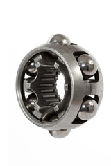 Constant velocity joints, bearing, isolated on a white b