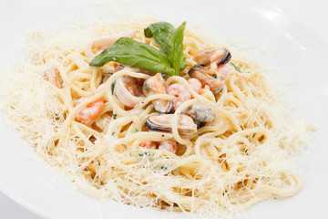 pasta with shrimps