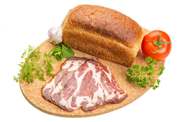 Bacon with vegetables