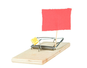 A mouse trap with keys