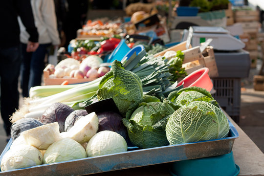 au march&eacute; de l&eacute;gumes